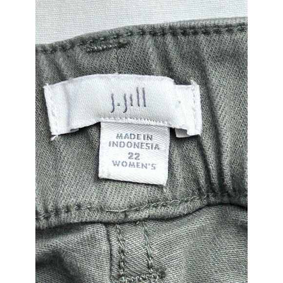 J. Jill Womens Size 22 Green Embroidered Pants‎ - Picture 6 of 10